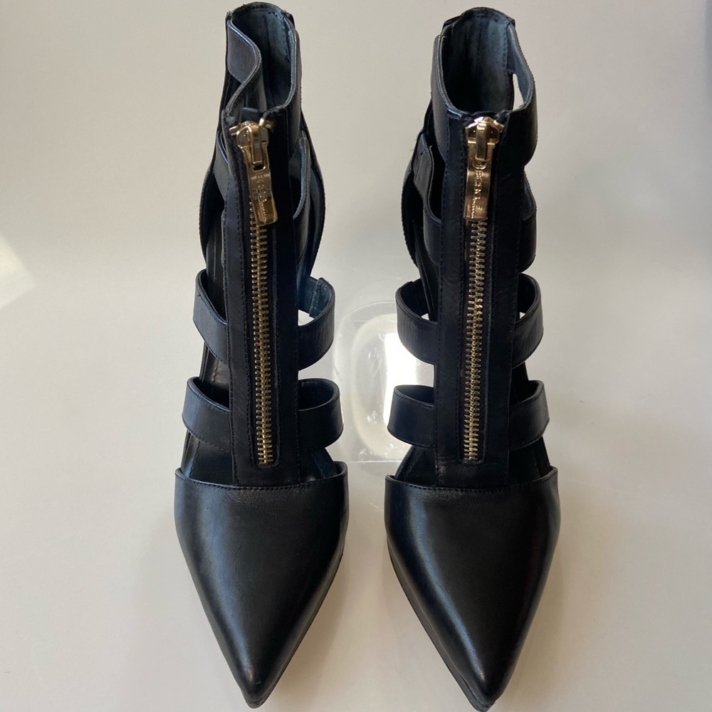 Bcbgeneration Caged Black Platform Pump - Size 7.5 - image 4